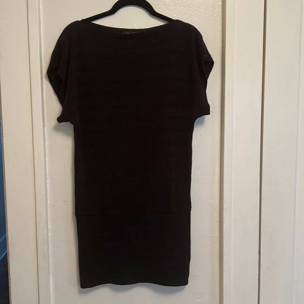 Lightweight semi sheer sweater dress